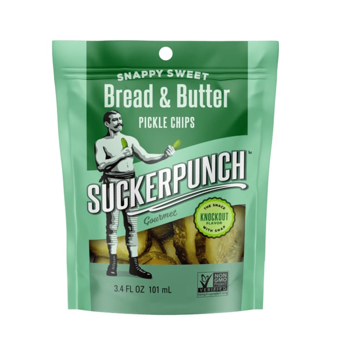 SUCKERPUNCH SUCKERPUNCH Pickle Chips Bread Butter, 3.4 oz