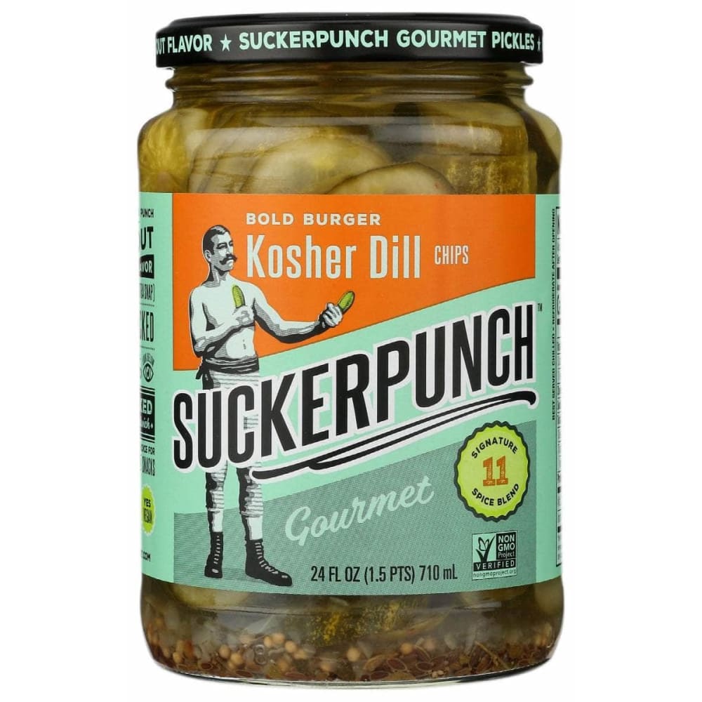 SUCKERPUNCH SUCKERPUNCH Pickle Chips Dill, 24 oz