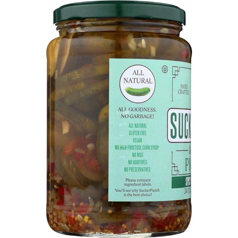 Suckerpunch Gourmet Suckerpunch Pickles Bread Better Spicy, 24 oz