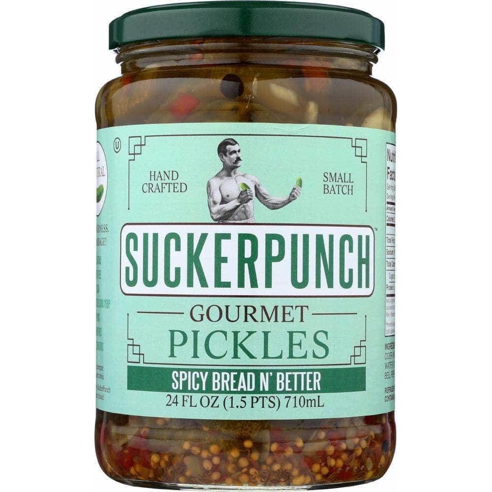 Suckerpunch Gourmet Suckerpunch Pickles Bread Better Spicy, 24 oz