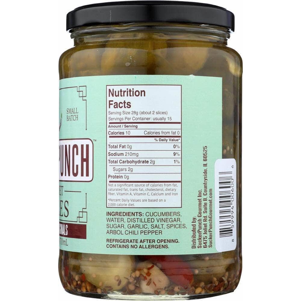 Suckerpunch Gourmet Suckerpunch Pickles Spicy Garlic Original, 24 oz