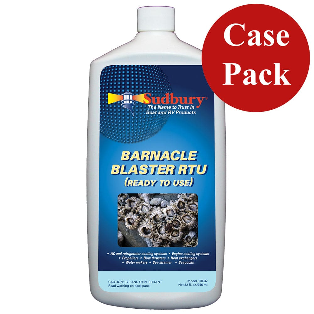 Sudbury Barnacle Blaster RTU Ready to Use 32oz *Case of 6* - Boat Outfitting | Cleaning - Sudbury