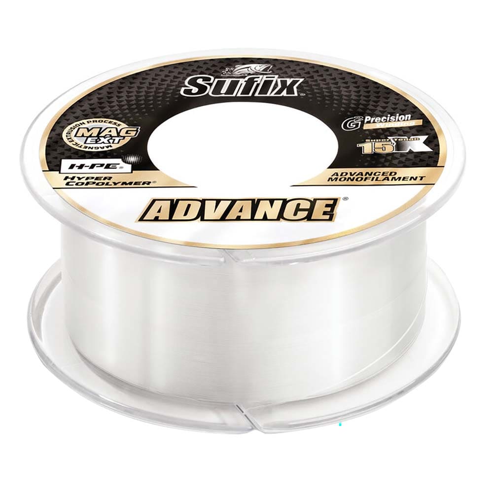 Sufix Advance® Monofilament - 17lb - Clear - 330 yds (Pack of 2) - Hunting & Fishing | Lines & Leaders - Sufix