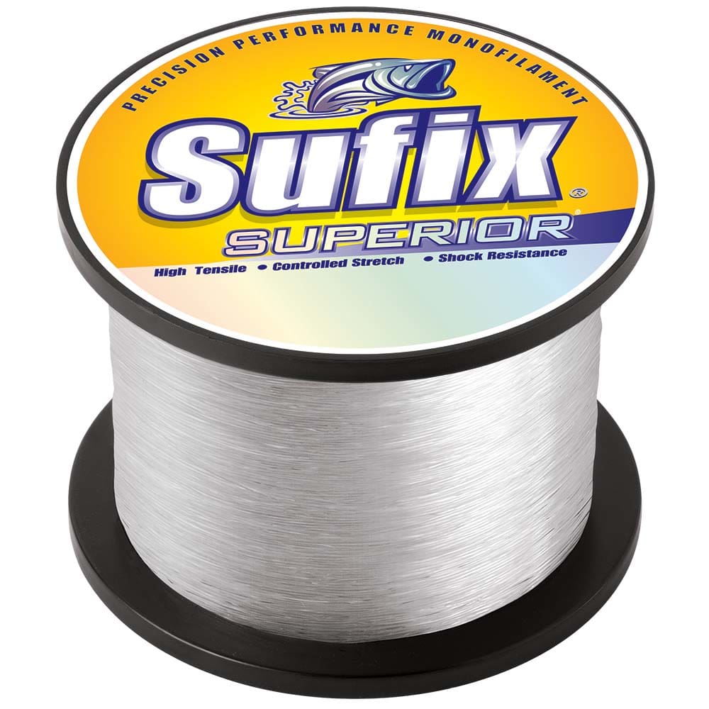 Sufix Superior Clear Monofilament - 40lb - 3275 yds - Hunting & Fishing | Lines & Leaders - Sufix