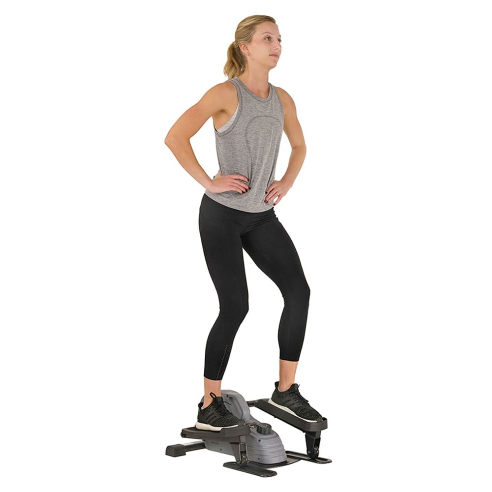 Sunny Health & Fitness Sunny Health & Fitness SF-E3908 Portable Stand Up Elliptical - Home/Sports & Fitness/Exercise & Fitness/Ellipticals &