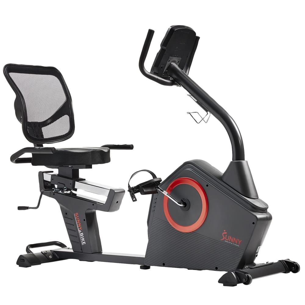 Sunny Health & Fitness Sunny Health & Fitness SF-RB4850 Premium Magnetic Resistance Smart Recumbent Bike - Home/Sports & Fitness/Exercise &