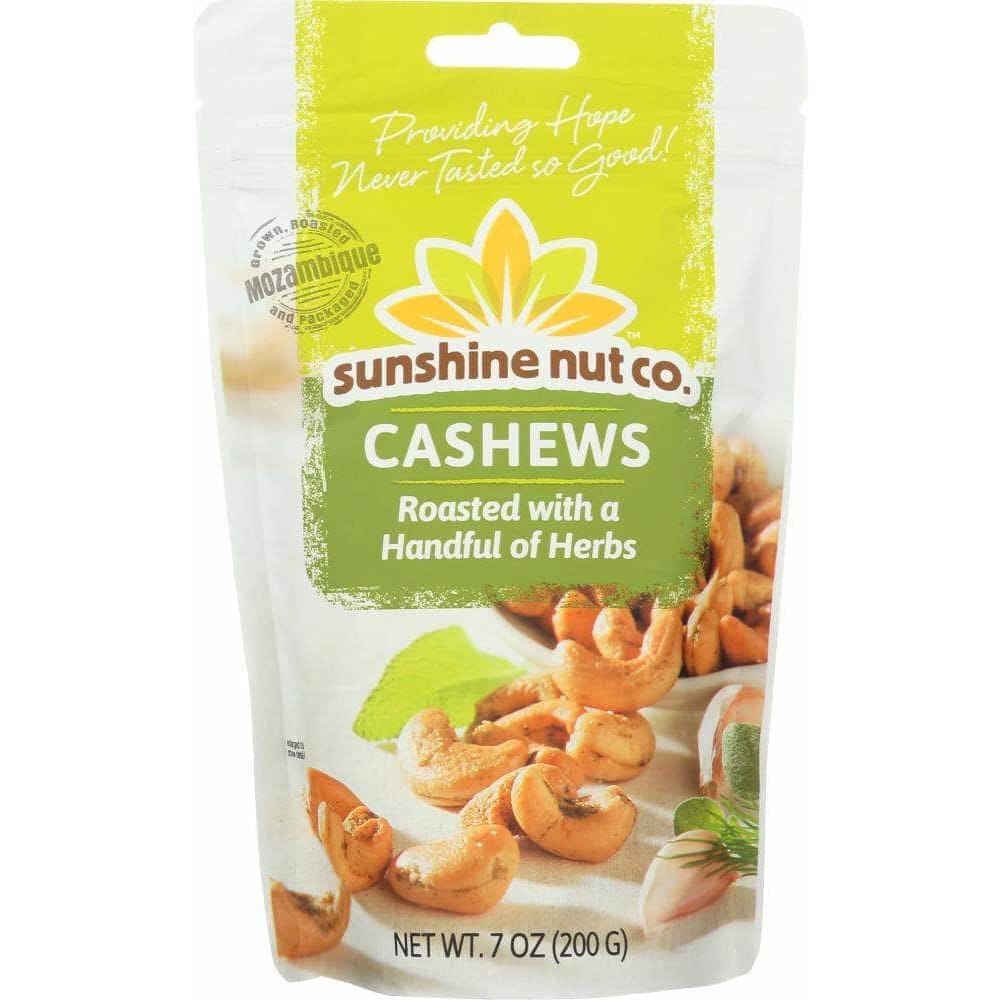 Sunshine Nut Co Sunshine Nut Company Cashews Roasted Herb, 7 oz