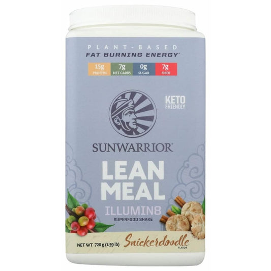 SUNWARRIOR Sunwarrior Lean Meal Snickerdoodle, 720 Gm