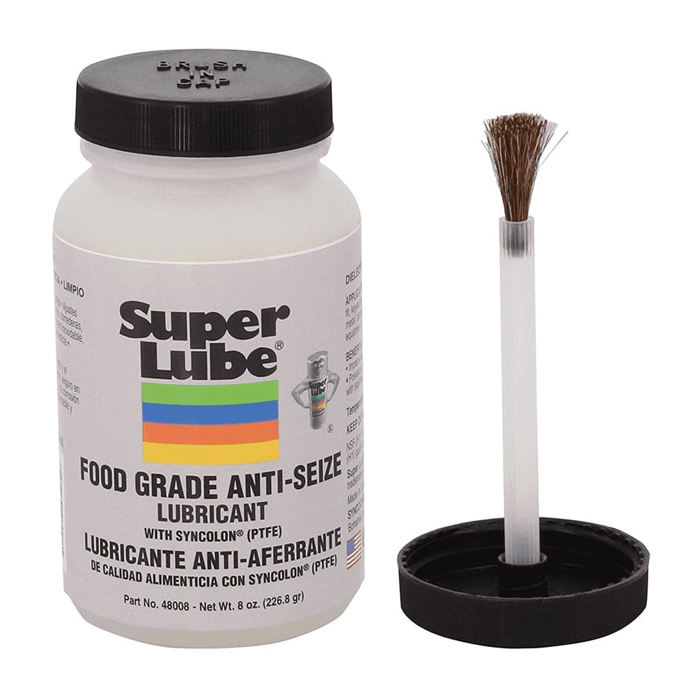 Super Lube Food Grade Anti-Seize w/ Syncolon® (PTFE) - 8oz Brush Bottle - Winterizing | Cleaning,Boat Outfitting | Cleaning - Super Lube