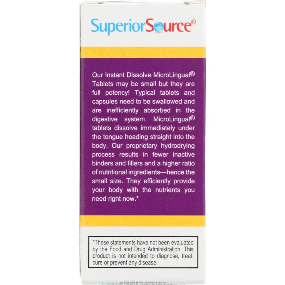 Superior Source Superior Source Methylfolate 1000mcg, 60 tb