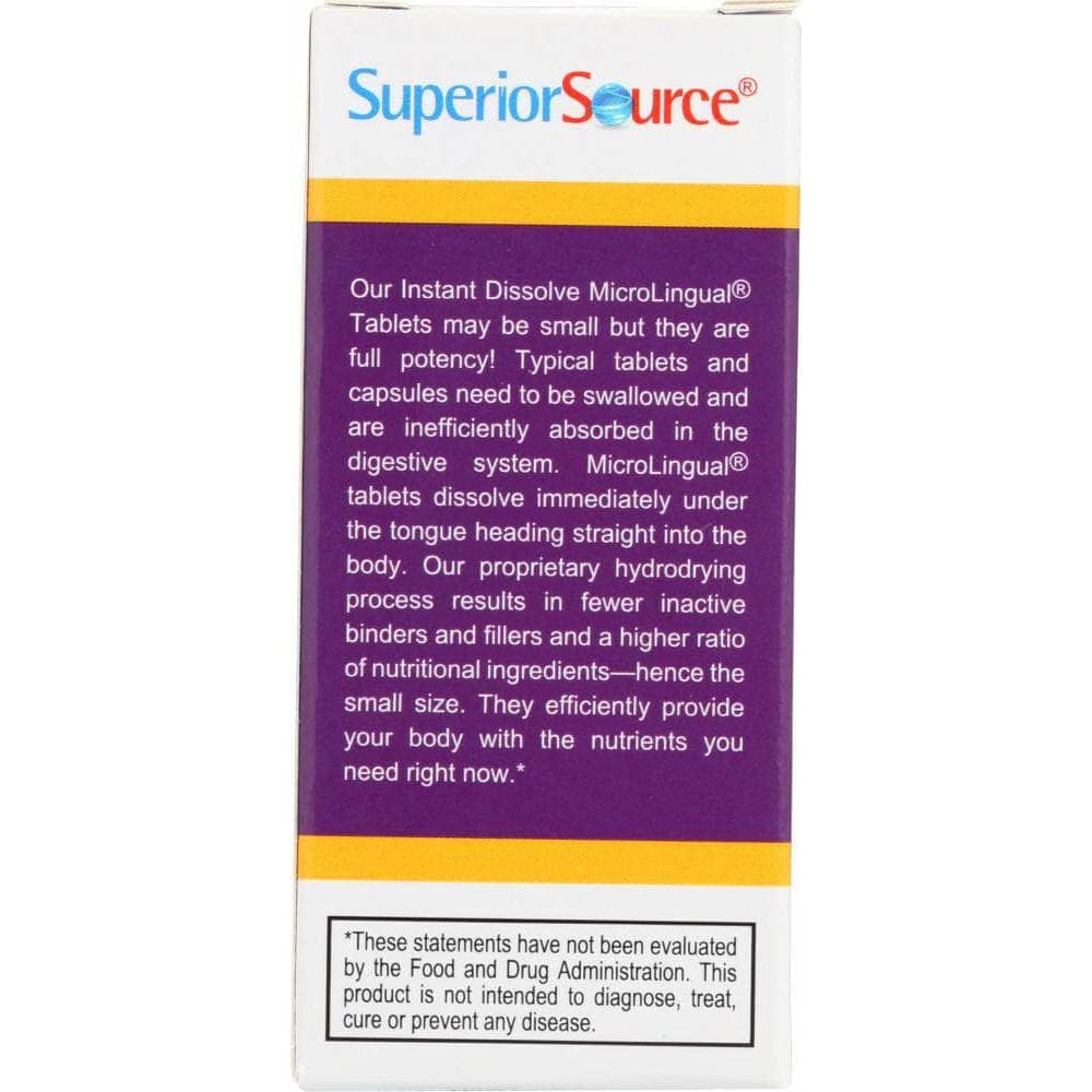 Superior Source Superior Source No Shot Cyanocobalamin B-12 1,000 mcg, 100 tb