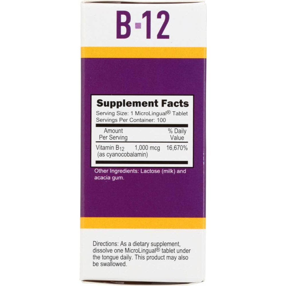 Superior Source Superior Source No Shot Cyanocobalamin B-12 1,000 mcg, 100 tb