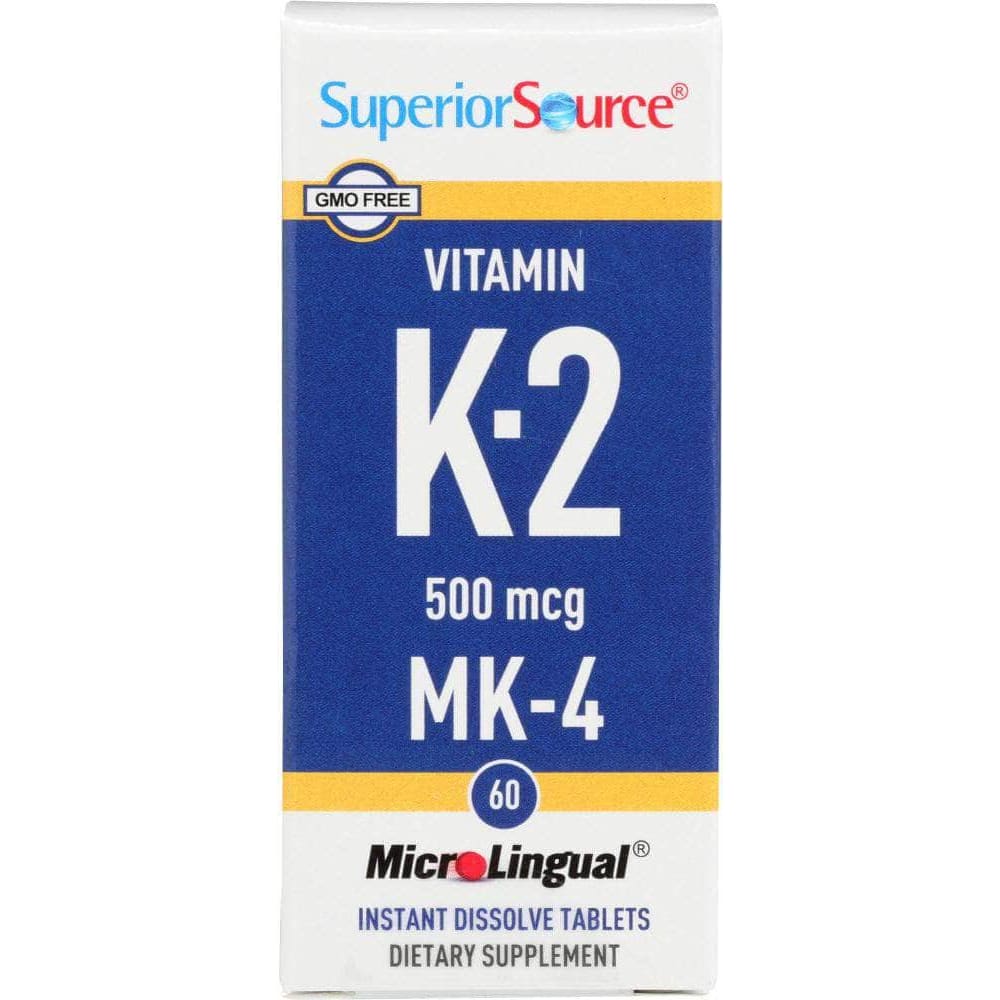 Superior Source Superior Source Vitamin K-2 500mcg MK4, 60 tb