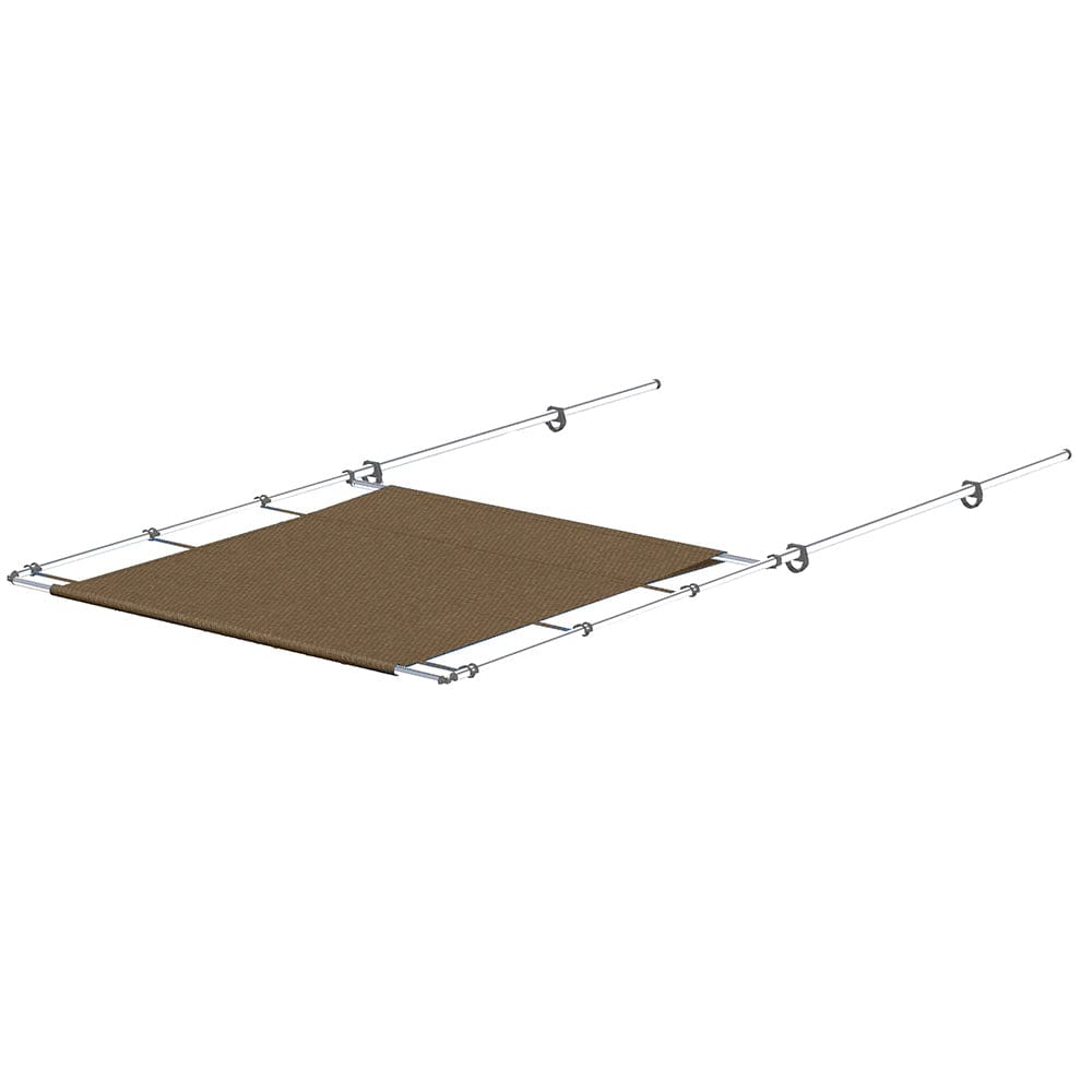 SureShade PTX Power Shade - 69 Wide - Stainless Steel - Toast - Boat Outfitting | Accessories - SureShade