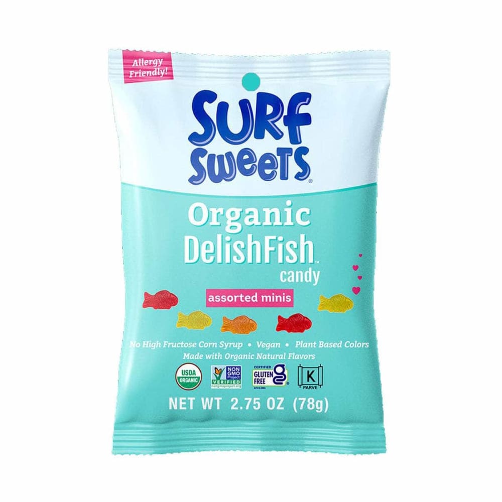 SURF SWEETS SURF SWEETS Organic DelishFish Assorted Minis, 2.75 oz