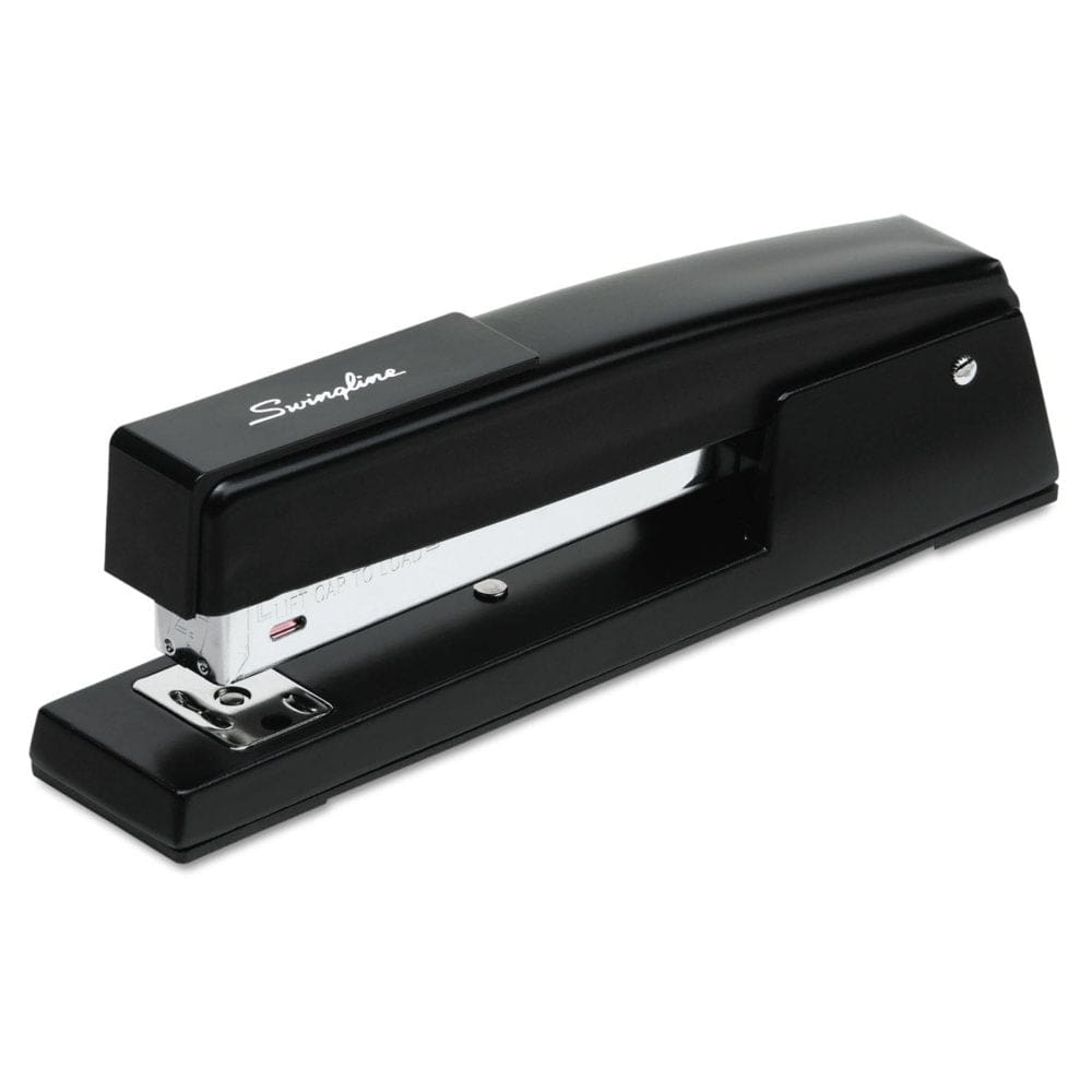 Swingline - 747 Classic Full Strip Stapler 20-Sheet Capacity - Black - Desk Accessories & Office Supplies - Swingline