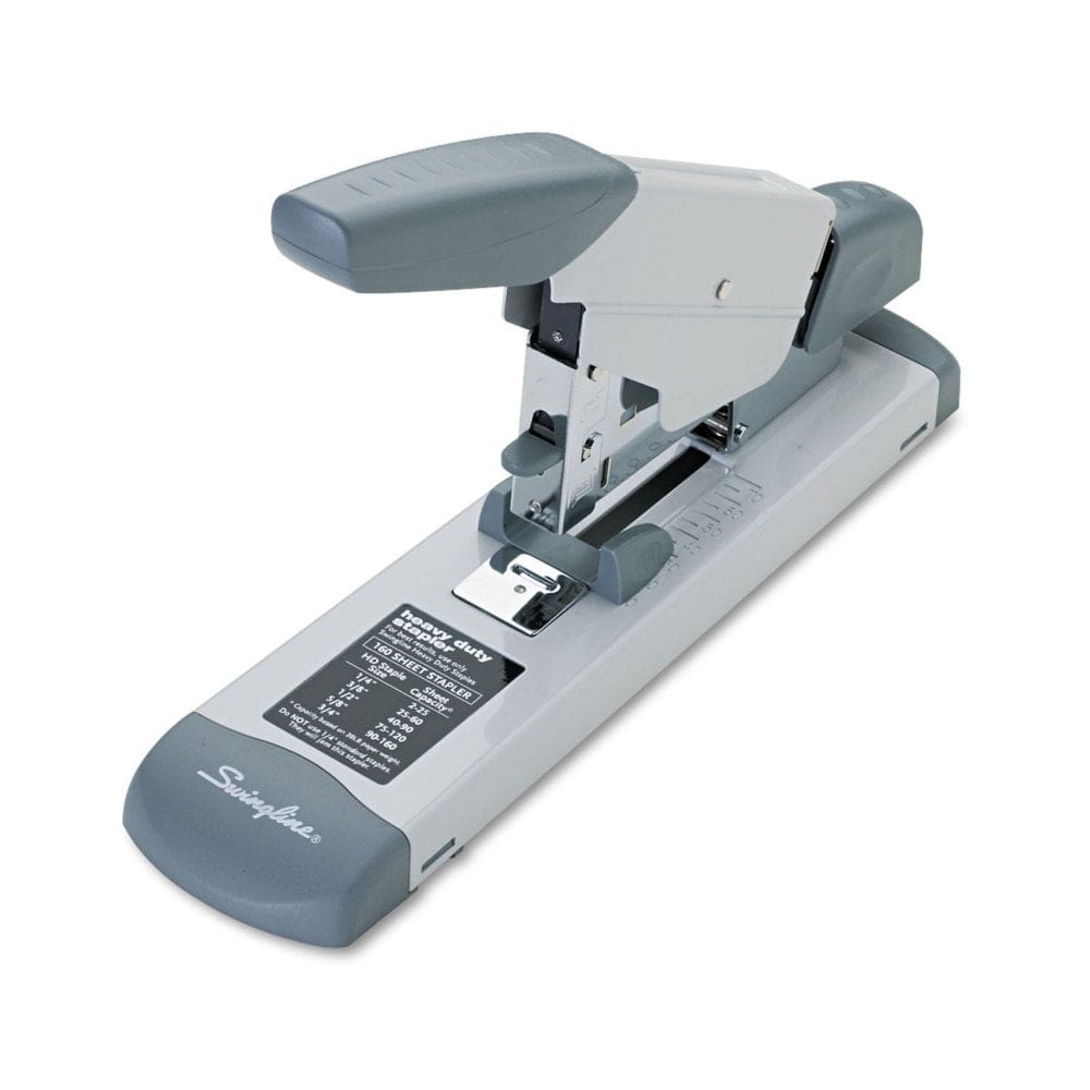 Swingline - Deluxe Heavy-Duty Stapler 160-Sheet Capacity - Platinum - Desk Accessories & Office Supplies - Swingline