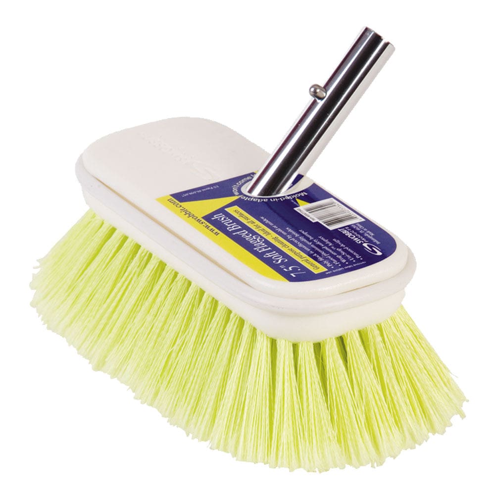 Swobbit 7.5 Soft Flagged Brush - Yellow - Winterizing | Cleaning,Boat Outfitting | Cleaning - Swobbit