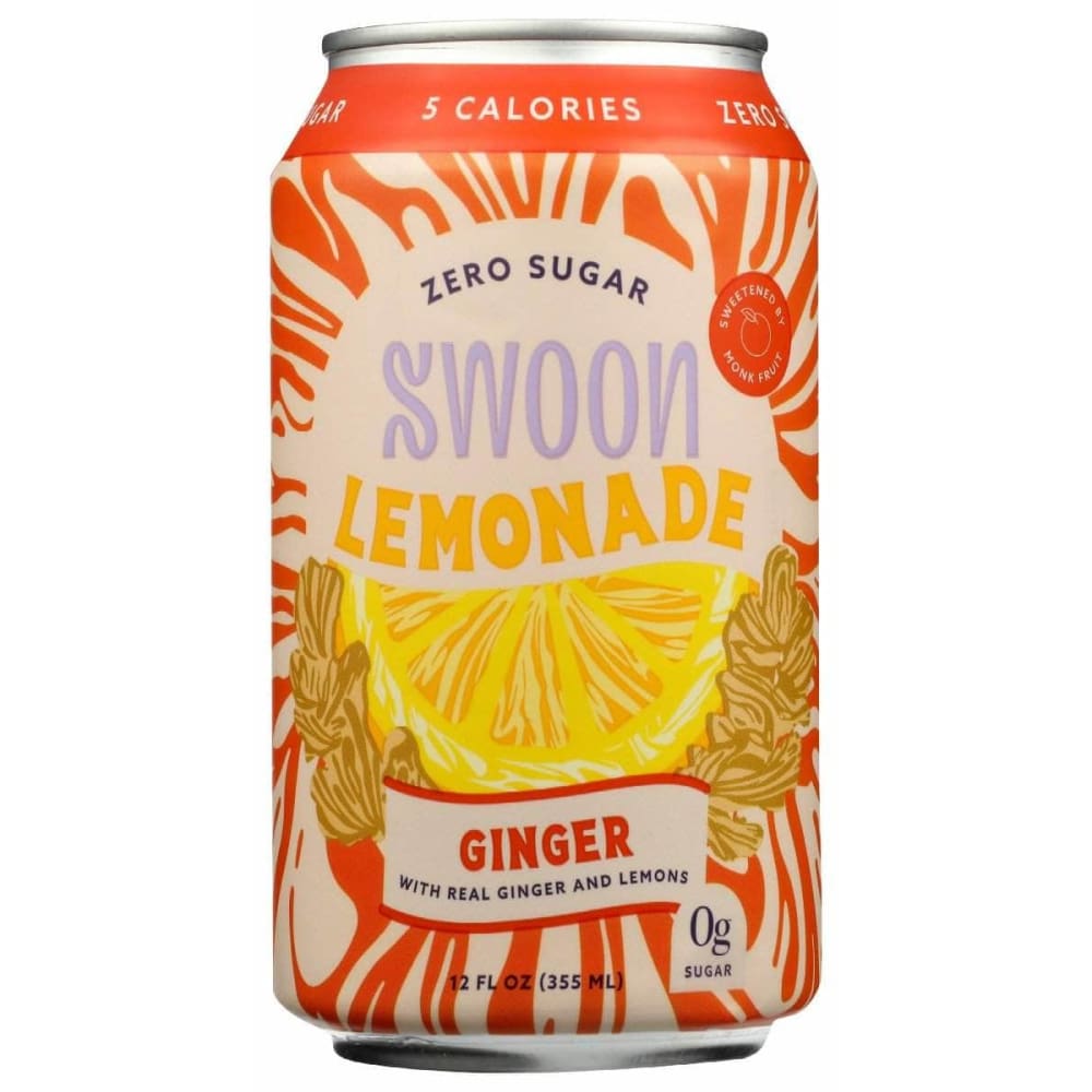 SWOON Swoon Lemonade Ginger Zero Sugr, 12 Fo