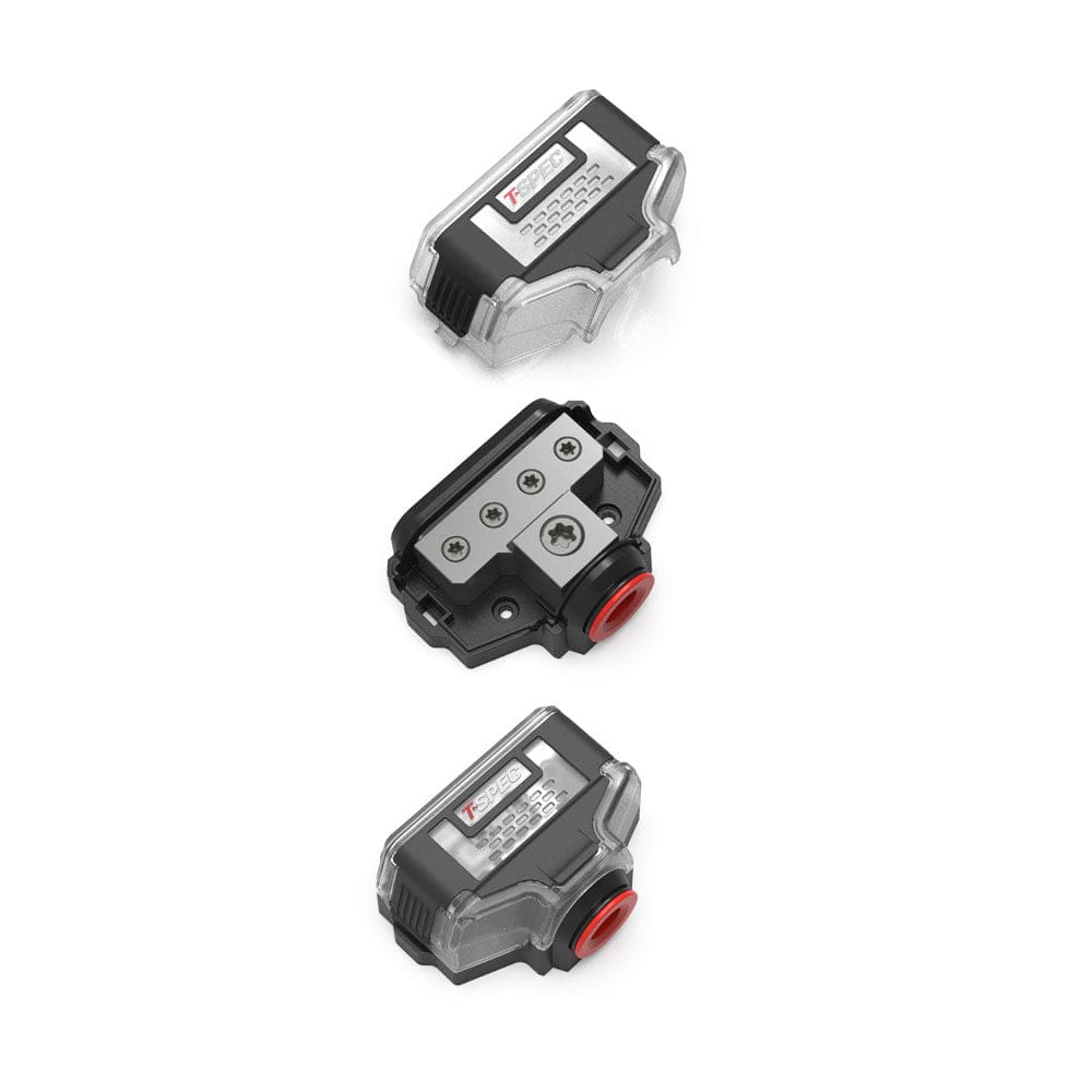 T-Spec VDB4 4-Position Distribution Block w/ Cover - Electrical | Busbars Connectors & Insulators - T-Spec