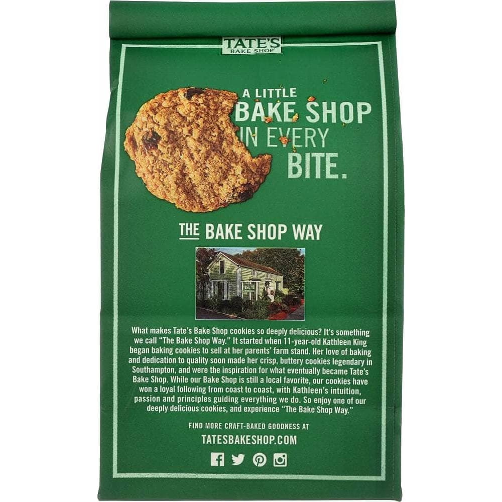 Tates Tate'S Bakeshop Oatmeal Raisin Cookies, 7 oz