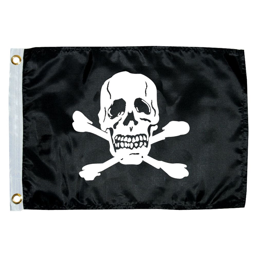 Taylor Made 12 x 18 Jolly Roger Novelty Flag (Pack of 2) - Boat Outfitting | Accessories - Taylor Made