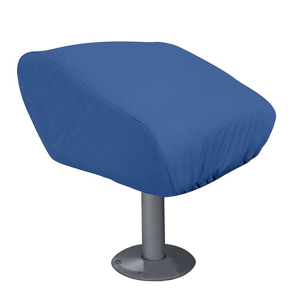 Taylor Made Folding Pedestal Boat Seat Cover - Rip/ Stop Polyester Navy - Winterizing | Winter Covers,Boat Outfitting | Winter Covers -