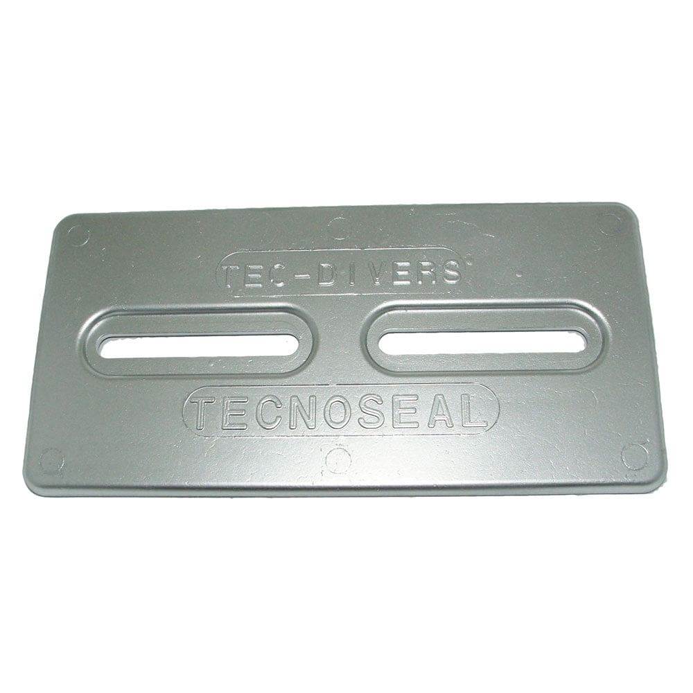 Tecnoseal Aluminum Plate Anode - 12 x 6 x 1/ 2 - Boat Outfitting | Anodes - Tecnoseal