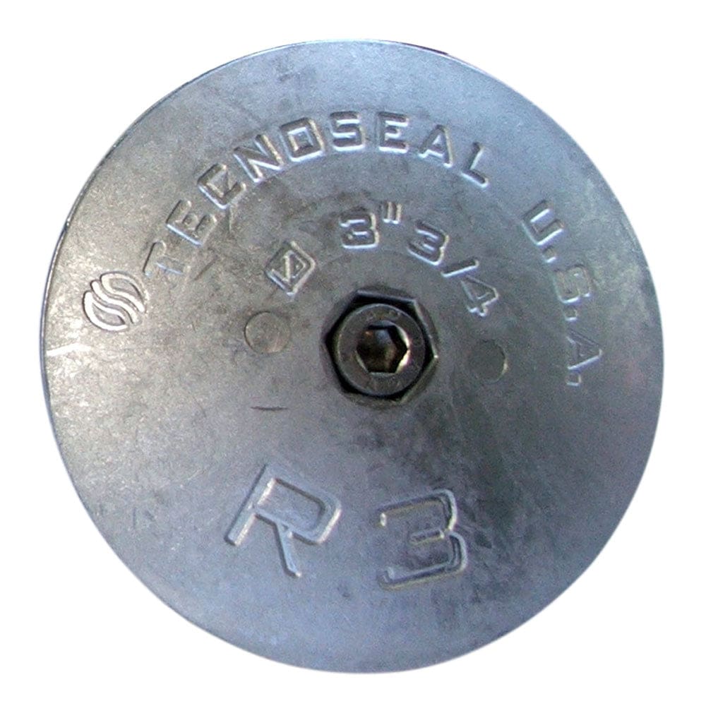 Tecnoseal R3 Rudder Anode - Zinc - 3-3/ 4 Diameter - Boat Outfitting | Anodes - Tecnoseal