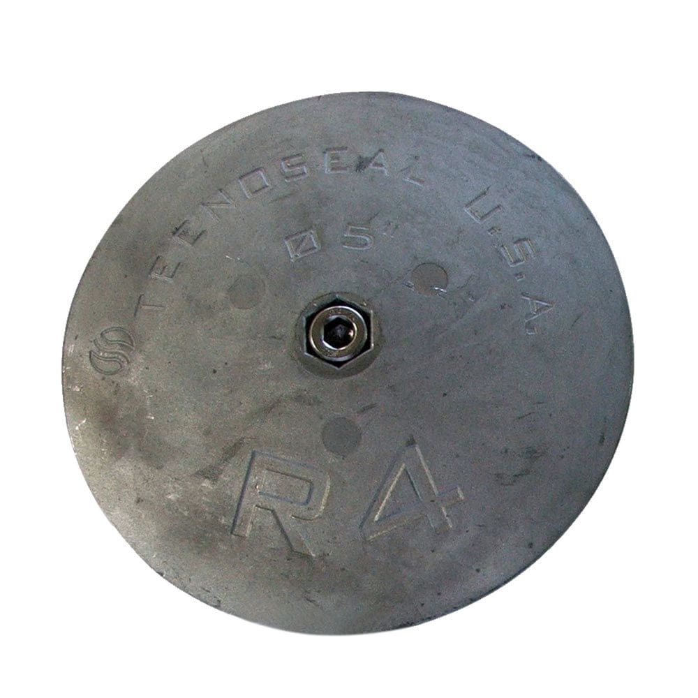 Tecnoseal R4 Rudder Anode - Zinc - 5 Diameter x 5/ 8 Thickness - Boat Outfitting | Anodes - Tecnoseal