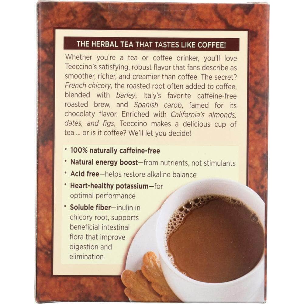 Teeccino Teeccino Chicory Herbal Tea Medium Roast Caffeine Free Hazelnut 10 Tea Bags, 2.12 Oz