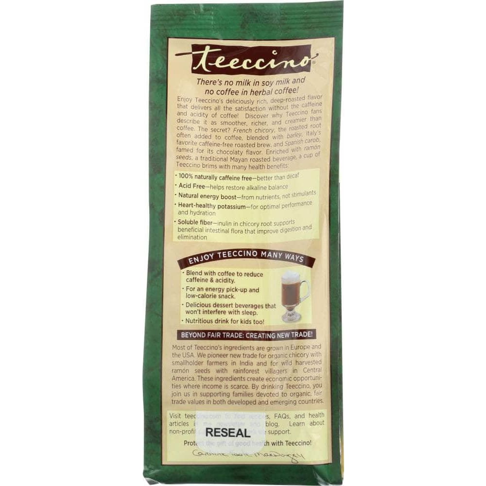 Teeccino Teeccino Coffee Alternative Chocolate Organic, 11 oz