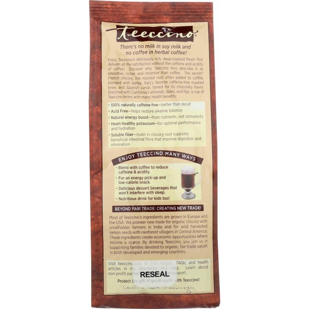 Teeccino Teeccino Herbal Coffee Mediterranean Mocha Medium Roast Caffeine-Free, 11 oz