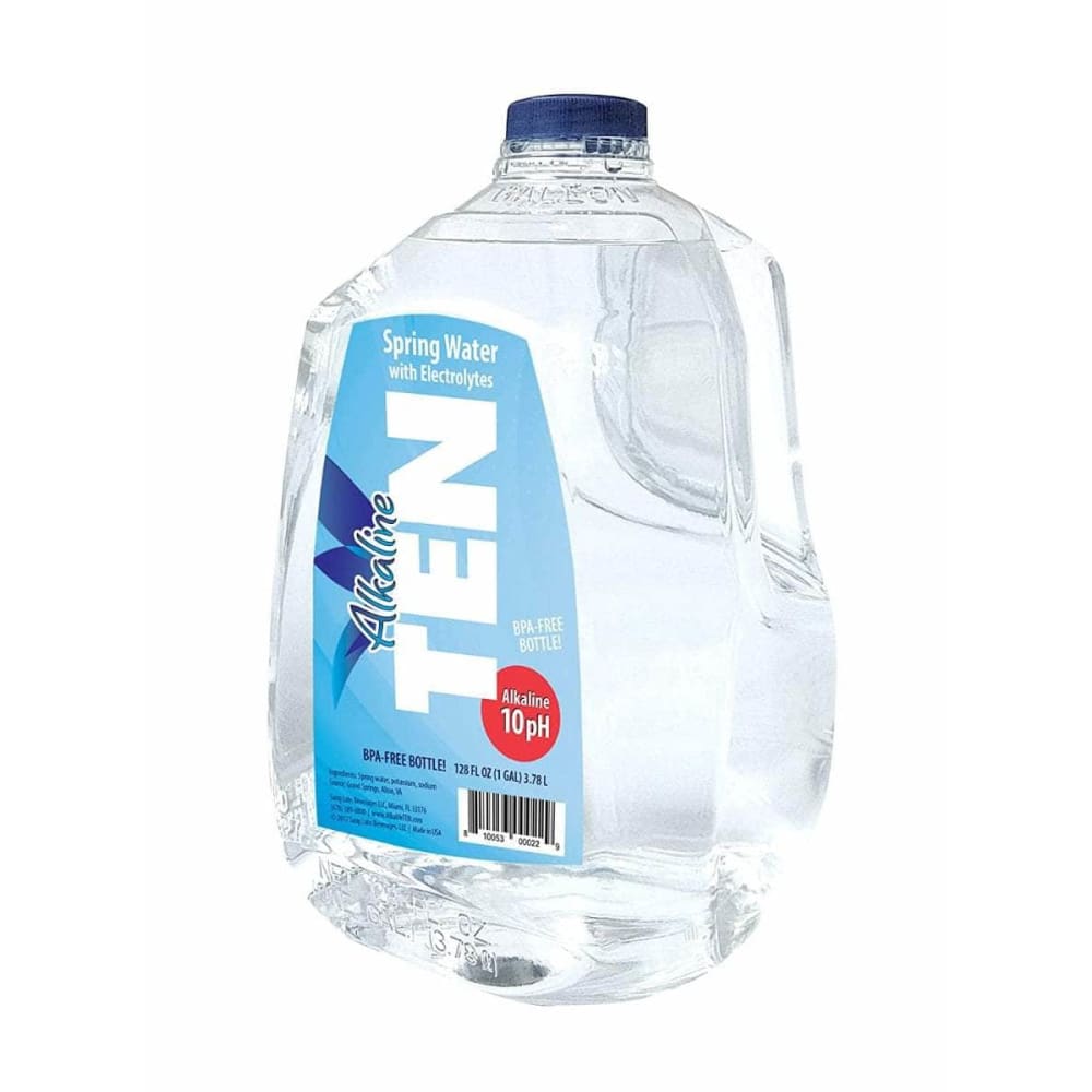TEN WATER Grocery > Beverages > Water TEN WATER: Alkaline Spring Water, 128 fo