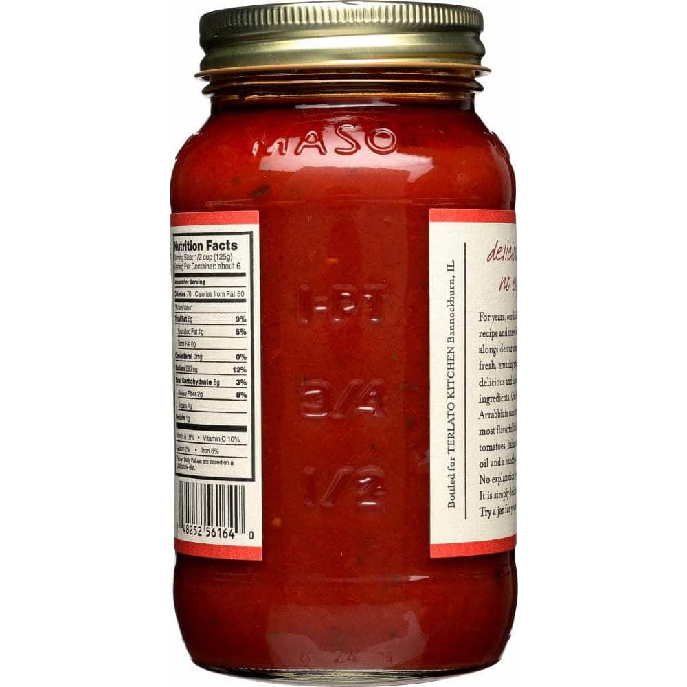 Terlato Kitchen Terlato Kitchen Sauce Arrabbiata Small Batch, 24 oz