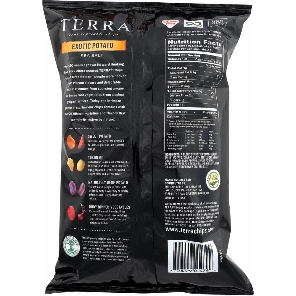 Terra Chips Terra Chips Exotic Potato Chips Sea Salt, 5.5 oz