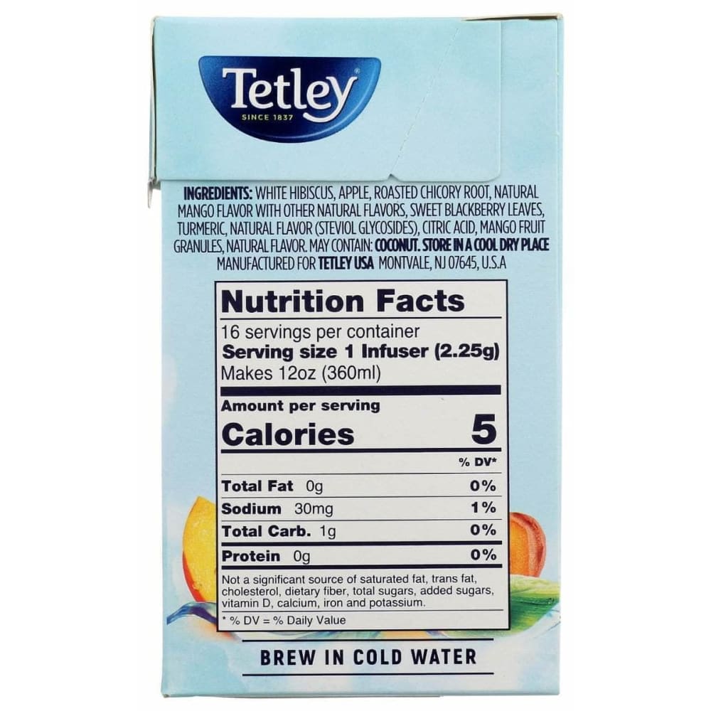 TETLEY Tetley Tea Mango Turmeric, 16 Ea