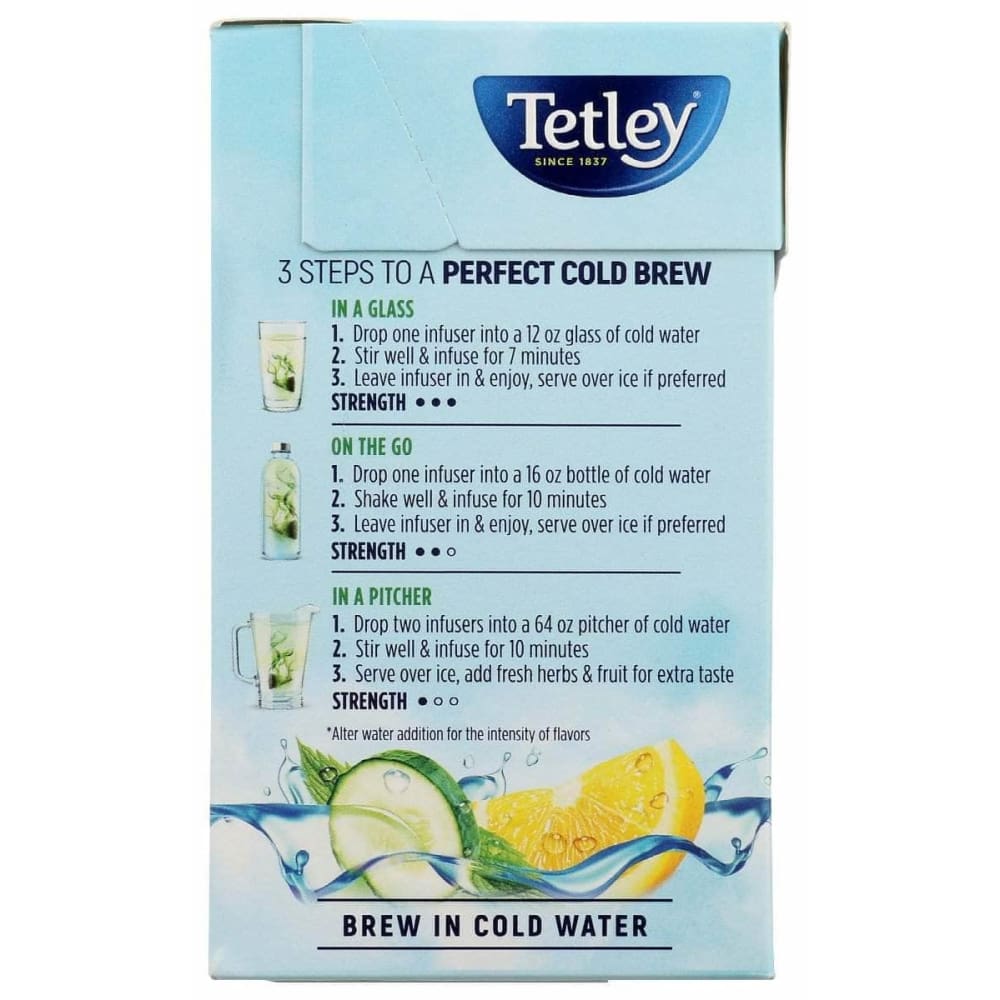 TETLEY Tetley Tea Mint Lemon Cucumber, 16 Ea