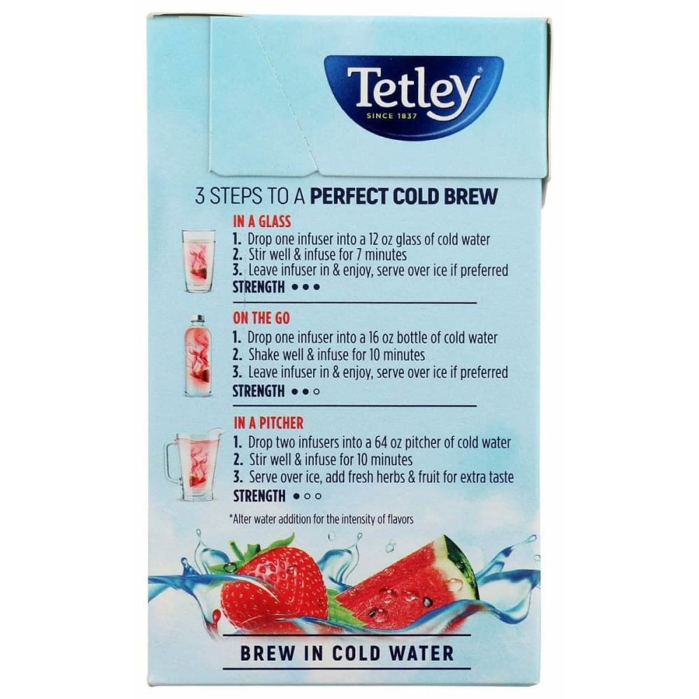 TETLEY Tetley Tea Strawberry Watermelon, 16 Ea