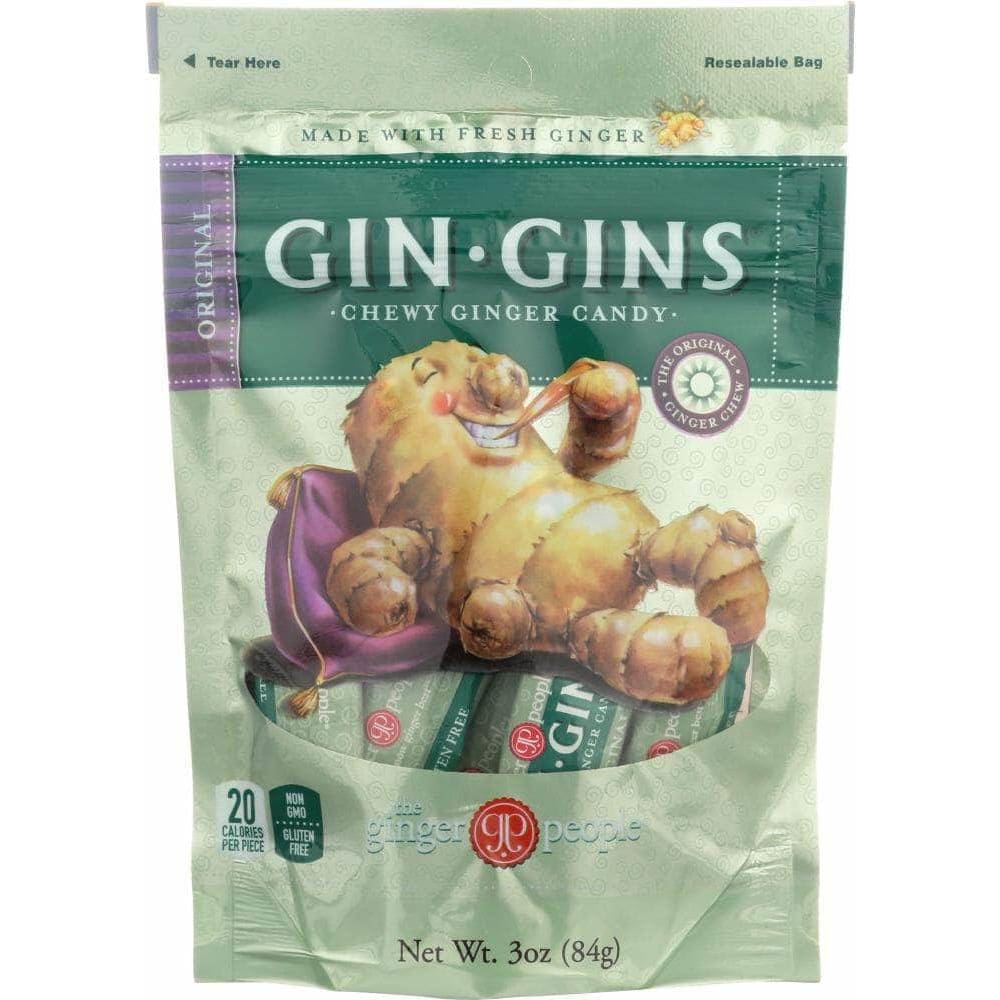 The Ginger People The Ginger People Gin Gins Chewy Ginger Candy Original, 3 oz