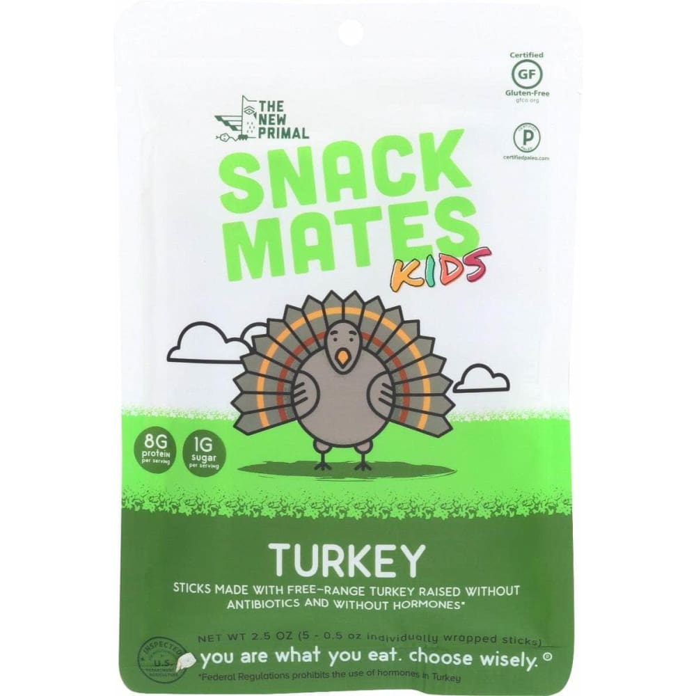 THE NEW PRIMAL THE NEW PRIMAL Turkey Snack Mates Stick, 2.5 oz