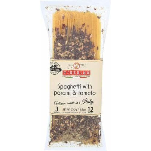 TIBERINO Grocery > Meal Ingredients > Noodles & Pasta TIBERINO: Spaghetti With Porcini and Tomato, 7 oz