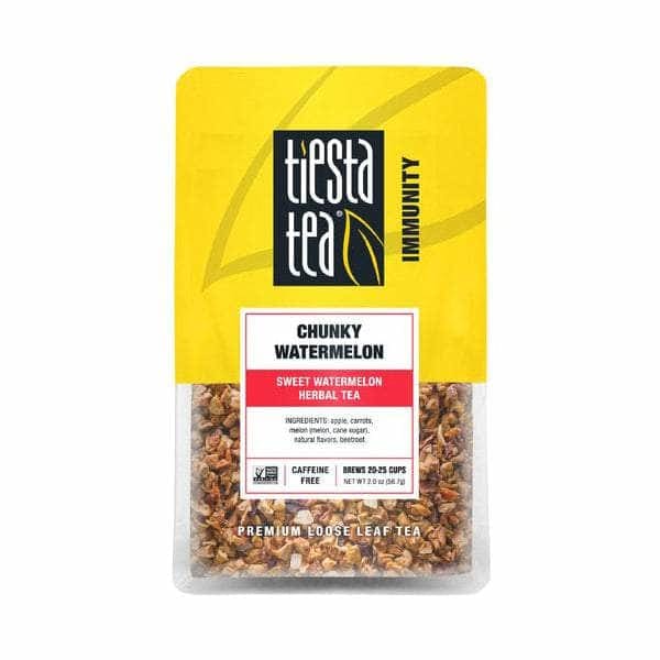 TIESTA TEA Grocery > Beverages > Coffee, Tea & Hot Cocoa TIESTA TEA Chunky Watermelon Herbal Tea, 2 oz