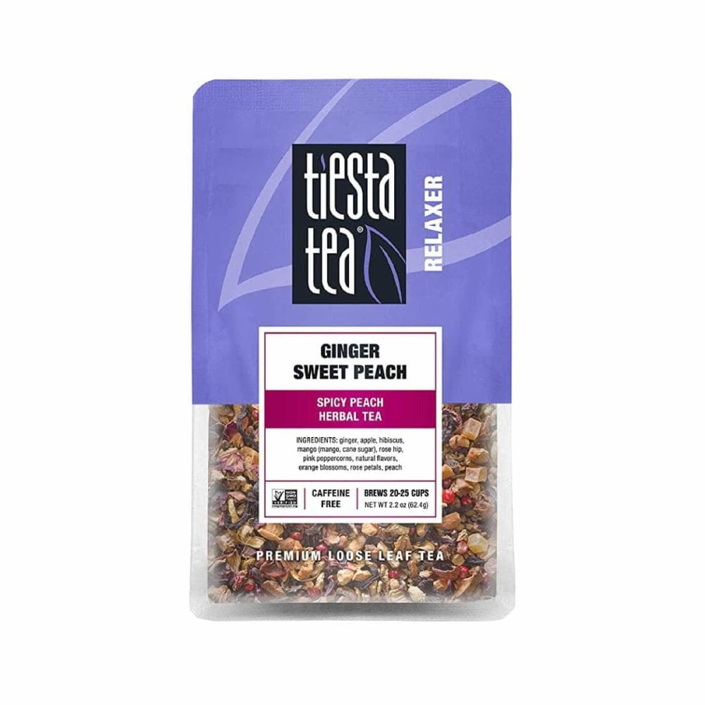 TIESTA TEA Grocery > Beverages > Coffee, Tea & Hot Cocoa TIESTA TEA Ginger Sweet Peach Tea, 2.2 oz