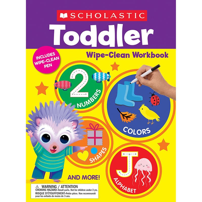 Toddler Wipe Clean Workbook (Pack of 6) - Cross-Curriculum Resources - Scholastic Teaching Resources