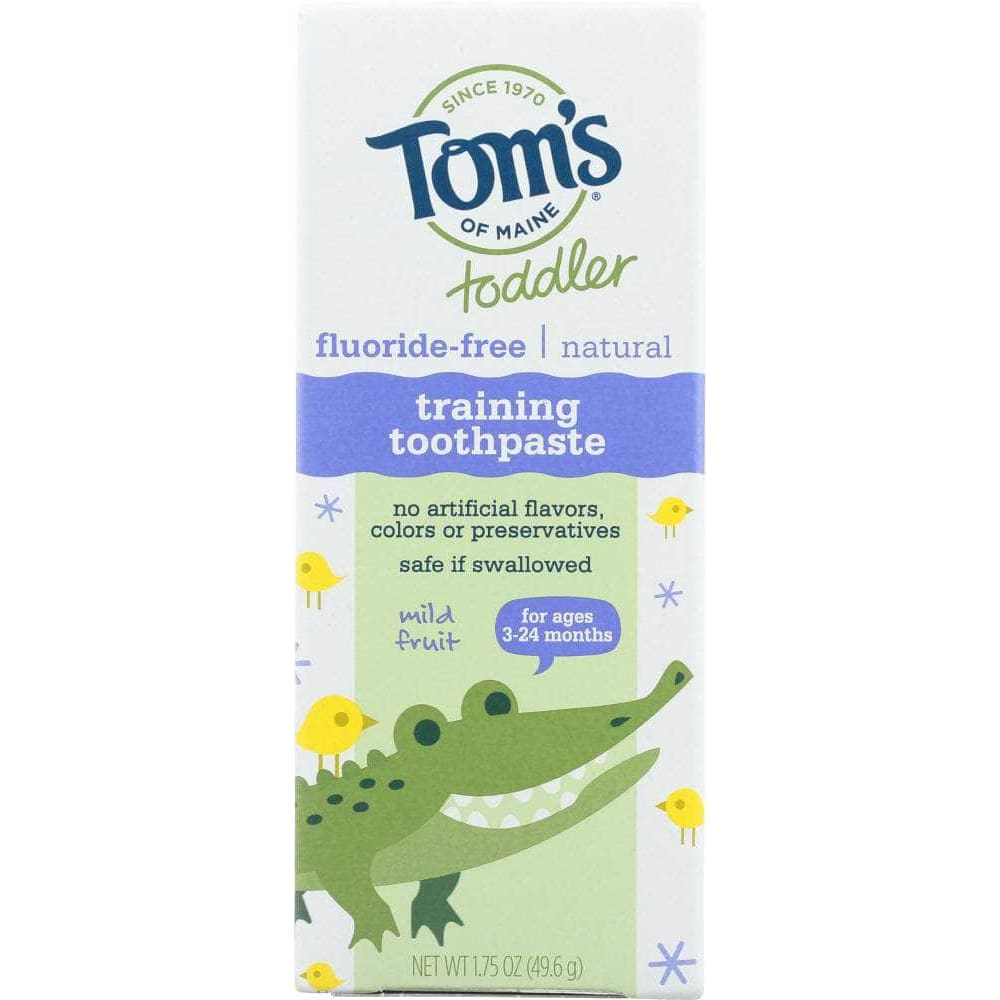 Toms Of Maine Toms Of Maine Toddler Fluoride-Free Natural Training Toothpaste Mild Fruit, 1.75 oz