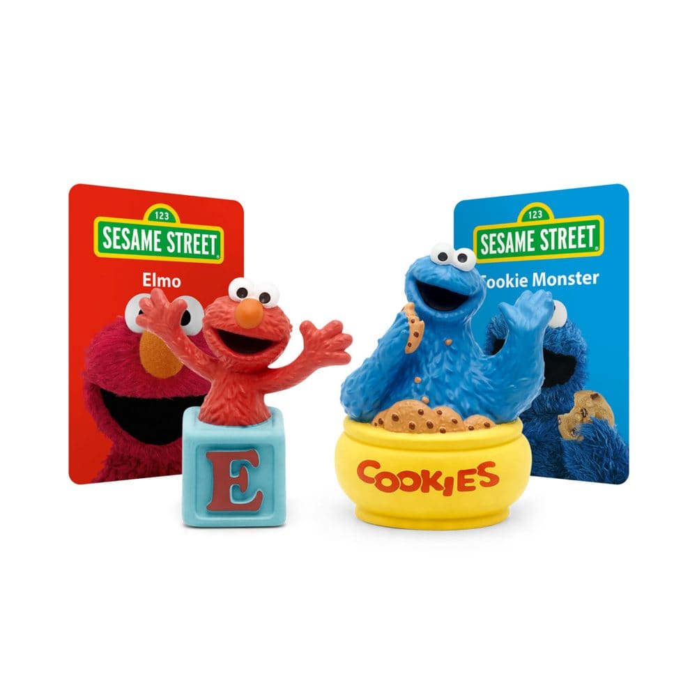 Tonies Sesame Street Cookie Monster & Elmo Tonies (2-Pack) | ShelHealth