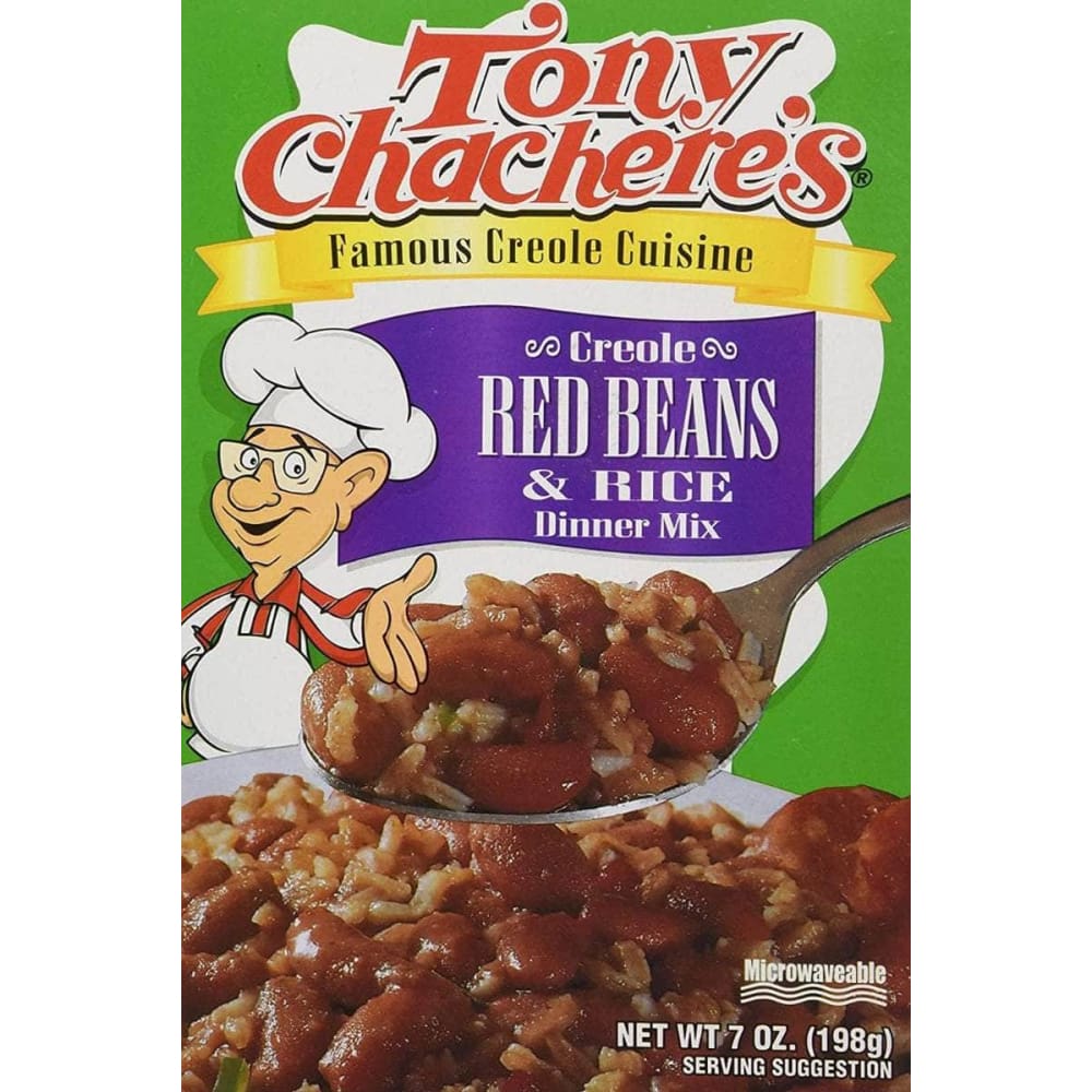 TONY CHACHERES Grocery > Pantry > Food TONY CHACHERES Creole Red Bean And Rice Dinner Mix, 7 oz