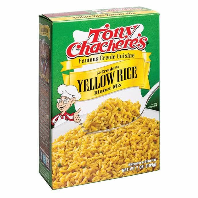 TONY CHACHERES Grocery > Pantry > Rice TONY CHACHERES Creole Yellow Rice Dinner Mix, 7 oz