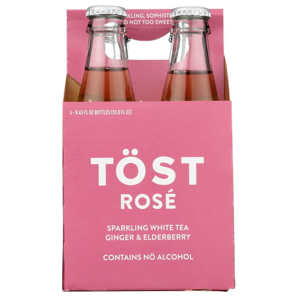 TOST: Rose Singles Sparkling White Tea 4Pack 33.8 fo - Grocery > Beverages > Beverages - TOST